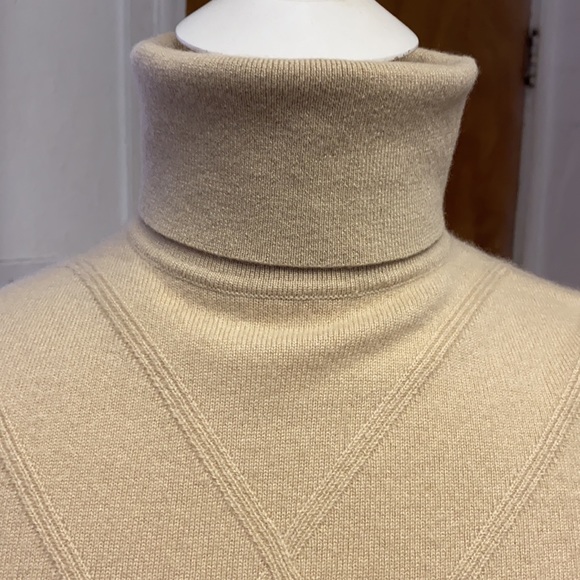 Entier Classiques Turtleneck Knit Cashmere Sweater - Picture 4 of 5